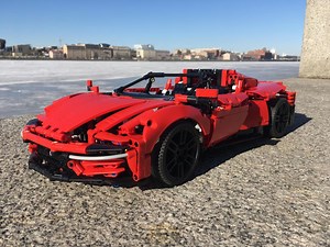 LEGO MOC-108295 42125 Ferrarl Daytona SP3 (Technic 2022)
