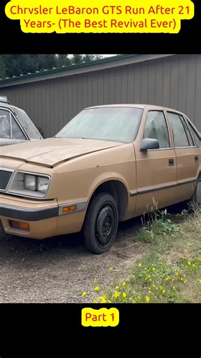 Will This Amazing Survivor 1985 Chrysler LeBaron GTS Run After 21 Years- (The Best Revival Ever) (1)