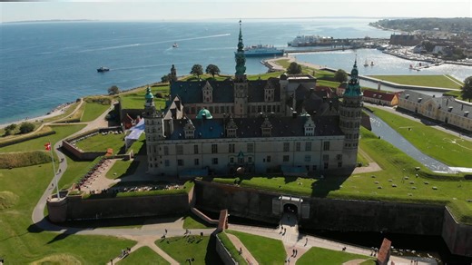 Fly high over Denmark's majestic Kronborg Castle - Worldwide