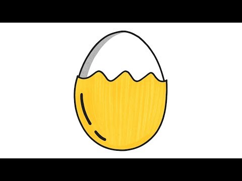 How to draw egg | Egg colour draw | Easy egg drawing | Drawing for kids