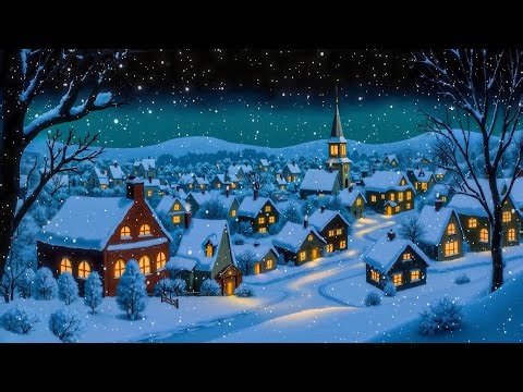 snowy vintage oldies ⛄ 1940s cozy winter ambience for sleep and relaxation