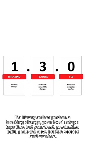 Avoid Dependency Hell with Pinning #shorts #cse #programming