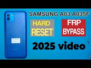samsung a035f frp bypass / samsung a03 frp bypass 2025 / samsung a03 hardreset