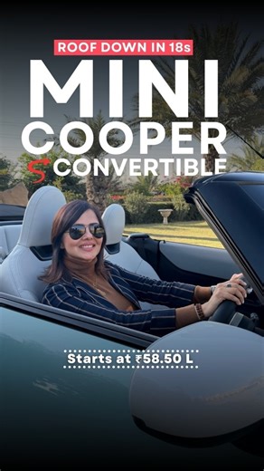 Garima Avtar | Jaisalmer roads. Open skies. And the MINI Cooper S Convertible doing what it does best — roof down in 18s, 204 hp turbo power, and pure joy... | Instagram