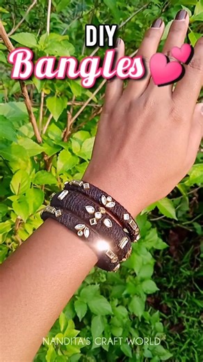 DIY Bangles Making With Old Bangles | Easy Kundan Stone churi making #shorts #diy #handmade #bangles