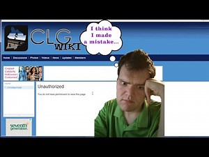 I Think I Made a Mistake on Joining The CLG Wiki and Why