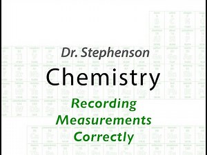 Recording Lab Measurements Correctly