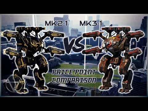 UE Corona (Mk2-1) VS Corona (Mk3) – Price Point Comparison | War Robots