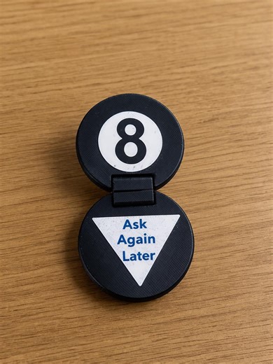 Magic 8 Ball Fidget Toy | Decision Maker Desk Gadget, Stress Relief PLA (3D Printed) - Etsy