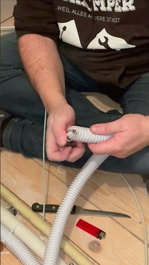 Kabelkanal für Solaranlage vorbereiten #kabel #solar