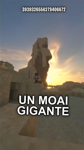 A giant moai? 😱. BEST MINECRAFT SEEDS | #shorts #minecraft #foryou #minecraftmemes