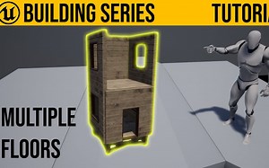 【UE4】基础建筑教程系列 #7——天花板，多层建筑