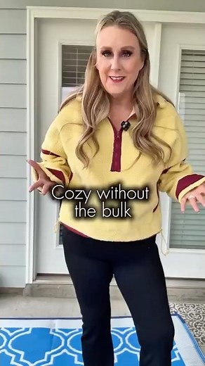 This fleece pullover women are actually looking for — oversized, cozy, and flattering without the