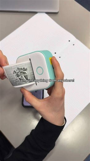 🖤 Early Black Friday 40% OFF 📘 The portable mini printer made for smarter note-taking 🚀 Free express shipping ⚡ Add style and aesthetic to your study setup 🛒 Shop now at printbuddy.ink | Print buddy