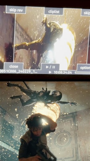 ComicBook.com on Instagram: "See how the team behind FX’s Alien: Earth filmed the iconic Xenomorph attack in this exclusive behind-the-scenes clip from the second episode. @AlienEarthFX is all-new Tuesdays on FX | Hulu."