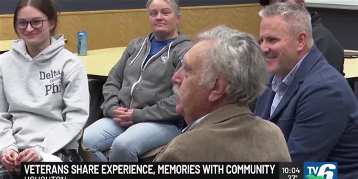 Veterans share memories, experiences with community at MTU program