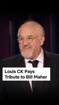 Louis CK speaks on #BillMaher. #MarkTwainPrize