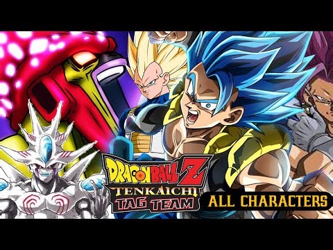 All characters from the ISO Multisagas Tenkaichi Tag Team DBZ TTT MOD PPSSPP ISO For Android