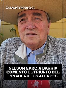 Nelson García Barría: Triunfo Criaderos Los Alerces en Chile