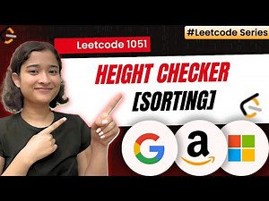 Height Checker | Leetcode 1051