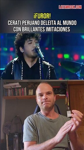 CERATI VIVE EN UN PERUANO 🔥 Impactante lo que hace este muchacho 👏 #rock #rocklatino #musicalatina