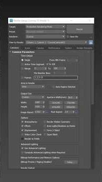 Corona render settings explained #3dtips #3dtutorial #3dsmax #corona