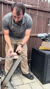 how to start the viral wood pellet patio heater! #patioheater #firepit