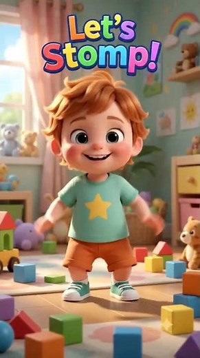 Action Song for Kids – Stomp Your Feet & Jump So High! | KidsBooBoo TV