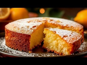 Grandma's lemon cake in 10 minutes! The softest and most delicious!