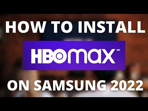 How To Install HBO Max on a Samsung TV