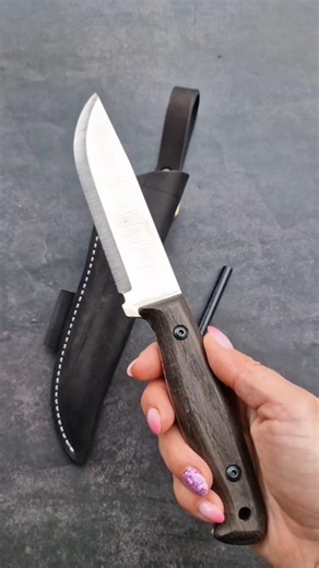 BPS Knives NIGHTHAWK ADVENTURER Stainless steel + Firesteel #camping #bushcraft #survival #hunting