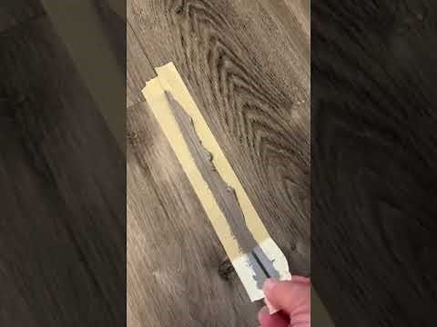 Easy fix of lengthwise gaps in Lvp flooring