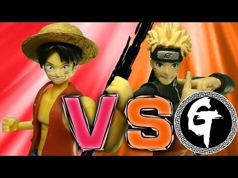 Luffy VS Naruto Stop Motionうずまきナルト VS モンキー・D・ルフィ 火影忍者&海賊王-漩渦鳴人VS魯夫/路飛