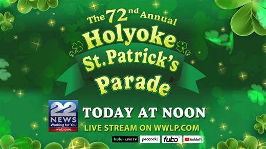 13K views · 78 reactions | Holyoke St. Patrick's Parade live broadcast on 22News starts at noon! https://trib.al/lwbiMuO | WWLP-22News | Facebook