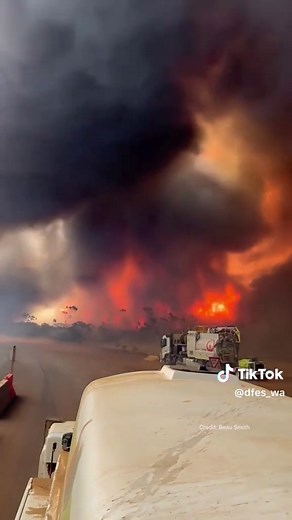 The footage speaks for itself… This is just a glimpse of what WA firefighters faced over the long weekend, battling five emergency bushfires in extreme heat on Friday to protect lives and homes. This one at Mount Holland mine site shows just how intense the conditions were. To the career and volunteer firefighters, support agencies and local governments who worked tirelessly to keep our communities safe, thank you 💙