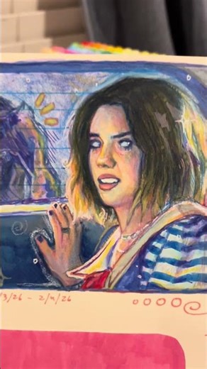 started this one in january 😛 #art #artist #sketchbook