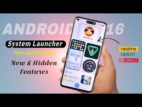 Android 16 System Launcher New Update For Realme 🔥New UI Changes & Hidden Features