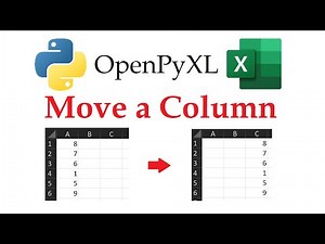 OpenPyXL - Moving an Entire Column in Excel Workbooks with Python | Data Automation