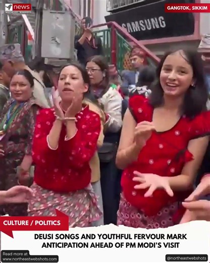 Deusi Songs and Youthful Fervour Mark Anticipation Ahead of PM Modi’s Visit