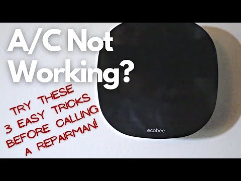 Air Conditioner Won't Turn On / Thermostat Won't Work Easy Fix!