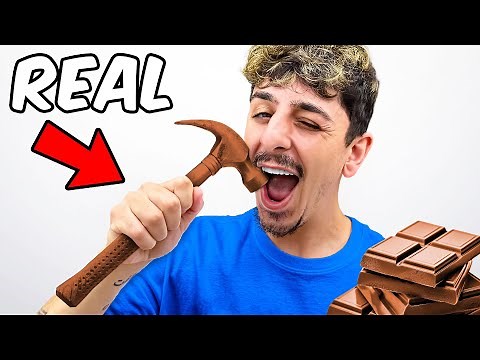 IS IT REAL OR CHOCOLATE CHALLENGE **impossible**