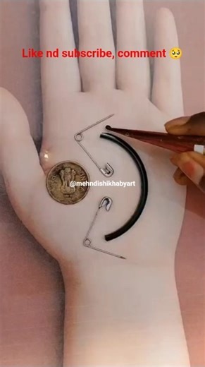 Simple Front Hand Mehndi Design ✨ | Easy Stylish Mehndi #shorts