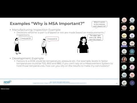 AESQ Webinar - Measurement System Analysis