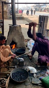blacksmith making Big Axe repair #blacksmithingtutorial #Axe