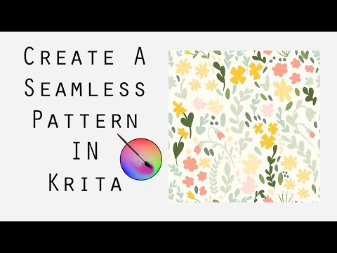Create A Seamless Pattern in Krita | Beginner Friendly Tutorial