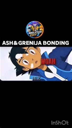 ASH&GRENINJA BONDING 🔥 #pokemon #shortsfeed #ytshorts #shortsviral #ashgreninga #attitude
