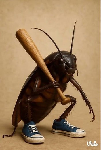 🎶🪳 Cockroach Dancing with Stick 😄 | Funny Insect Dance Moves | Ultimate Comedy Video 😂