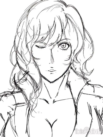 峰不二子描いてみた #anime #shortvideo #shorts #峰不二子 #ルパン3世