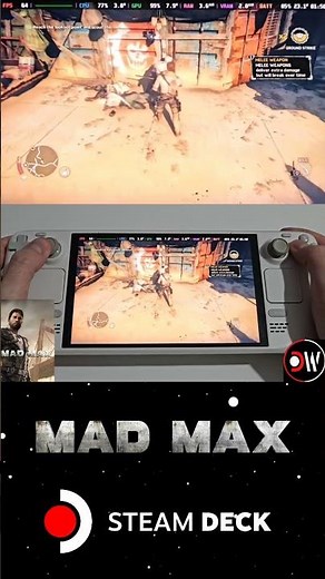 Mad Max Steam Deck Performance: Handheld Gameplay