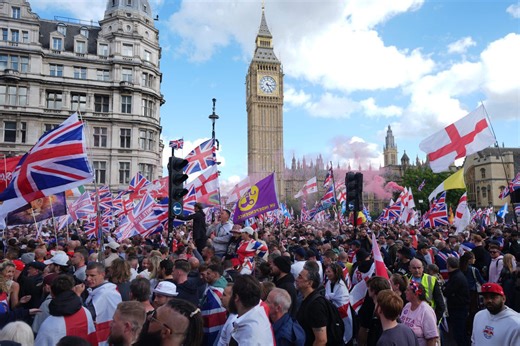 The far-right march was a significant event, and a sinister one
